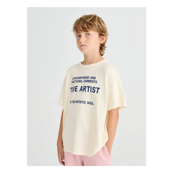 Camiseta N°1 Algodón orgánico | Crema- Imagen del producto n°2