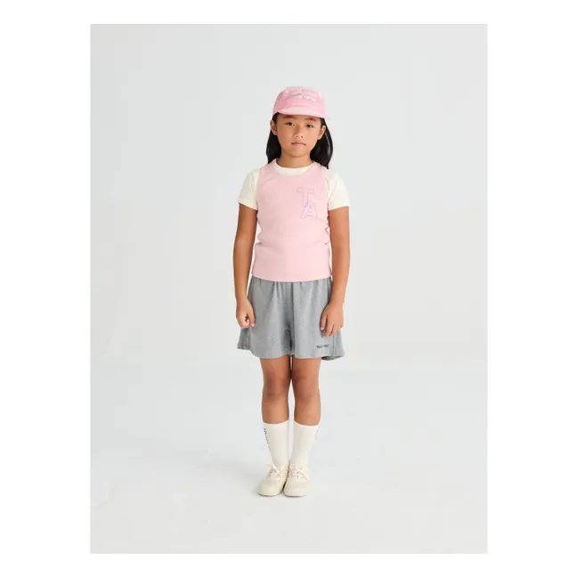 Camiseta de tirantes acanalada N°20 | Rosa Pálido