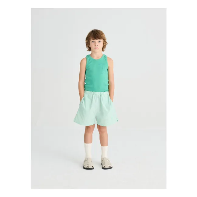 Camiseta de tirantes acanalada N°20 | Verde