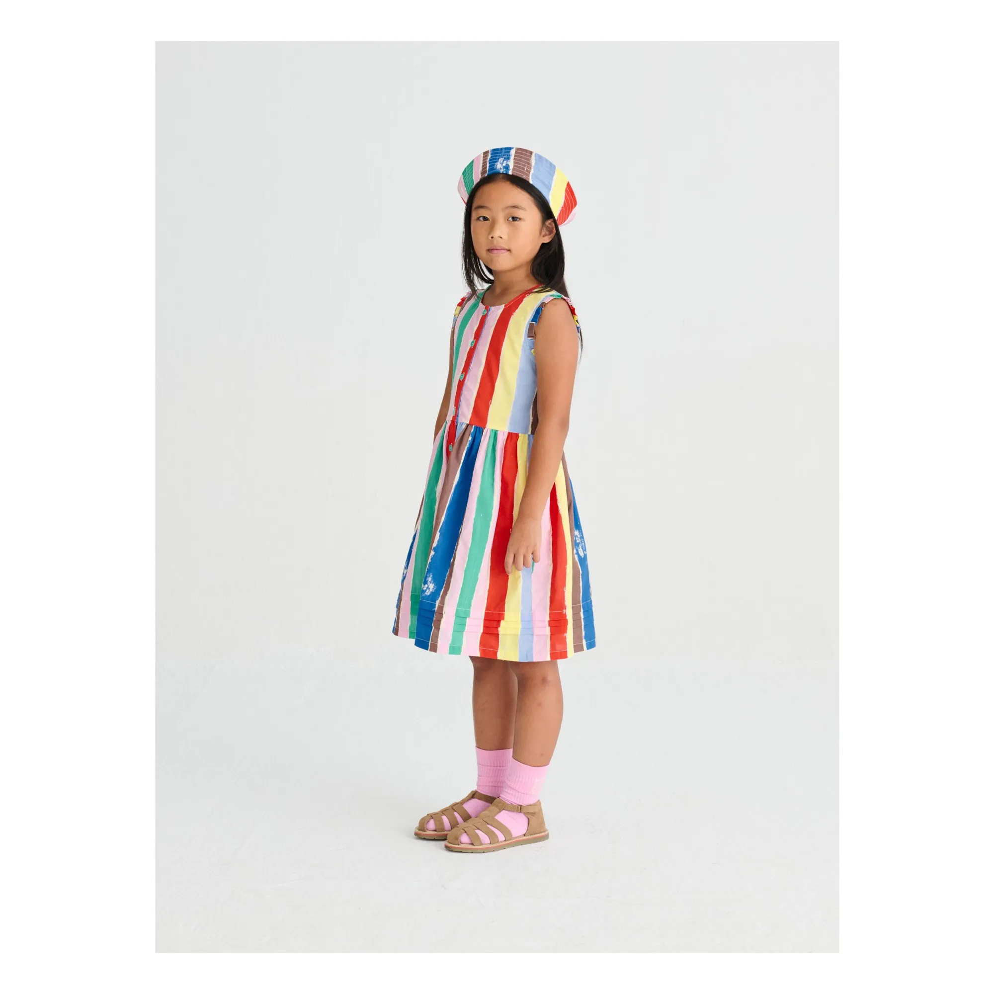 Robe Rayée | Bleu- Image produit n°5
