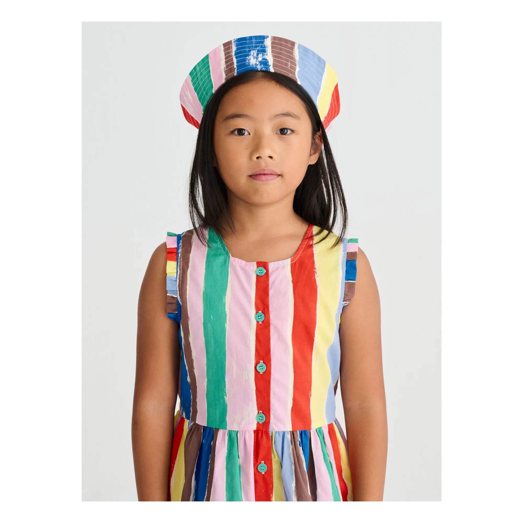 Robe Rayée | Bleu- Image produit n°2