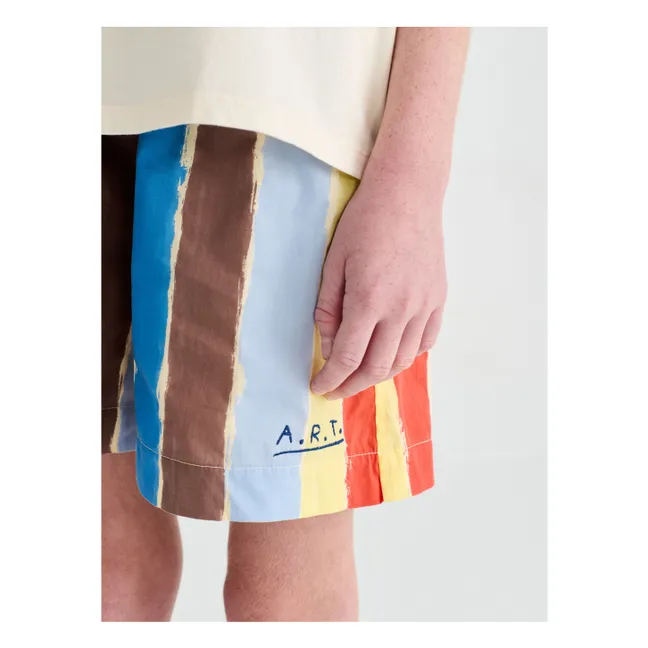 Short Rayé | Bleu