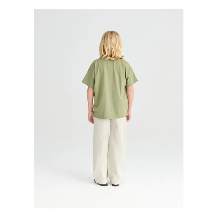 Camiseta N°1 Algodón orgánico | Khaki- Imagen del producto n°2