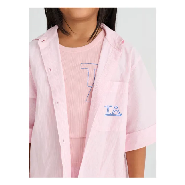 Camisa de rayas N°6 | Rosa