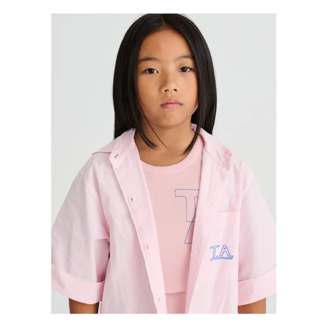 Camisa de rayas N°6 | Rosa