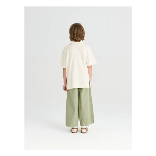 N°15 Pantalones slim-fit de algodón orgánico | Khaki