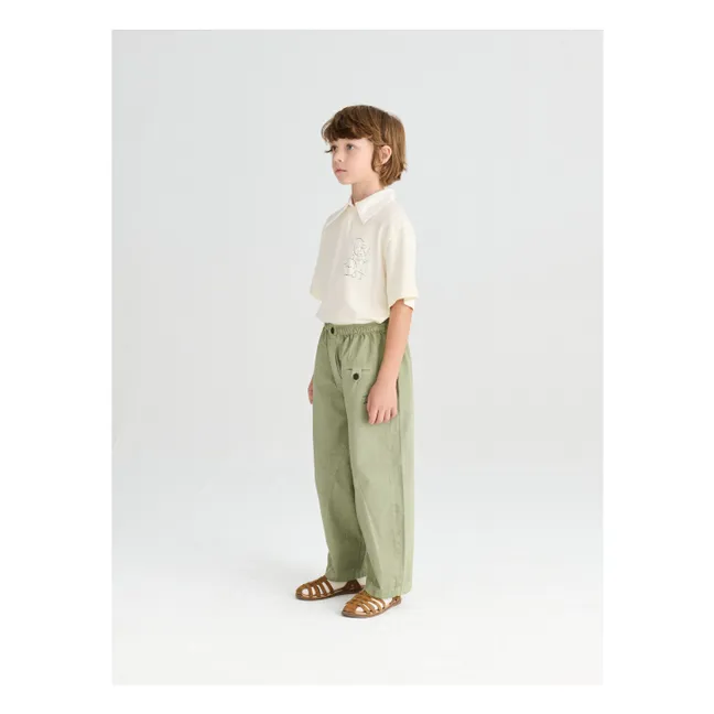 Pantalon Ample N°15 Coton Bio | Khaki