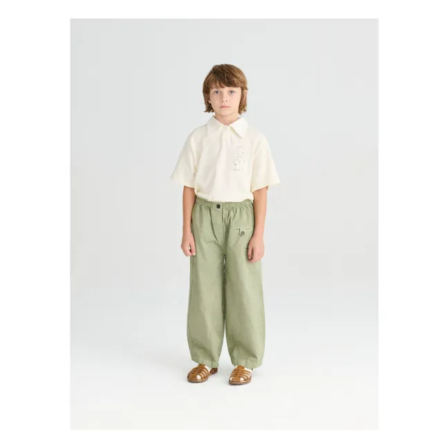 Pantalon Ample N°15 Coton Bio | Khaki