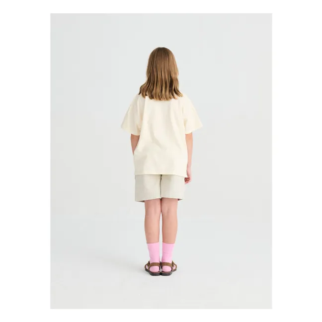 Short N°13 Algodón reciclado | Gris Jaspeado