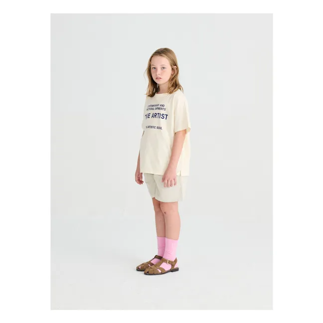 Short N°13 Algodón reciclado | Gris Jaspeado