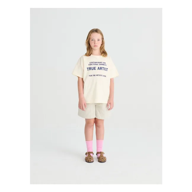 Short N°13 Coton Recyclé | Gris chiné