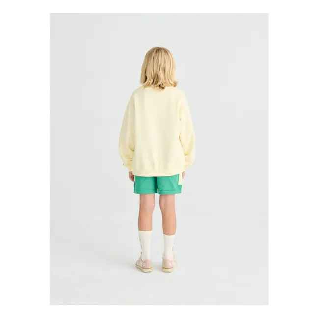 Sweat N°11 Coton Bio | Jaune pâle