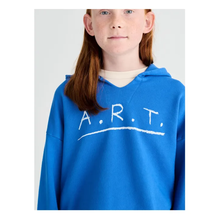 Sudadera N°9 Algodón Ecológico | Azul Rey- Imagen del producto n°6