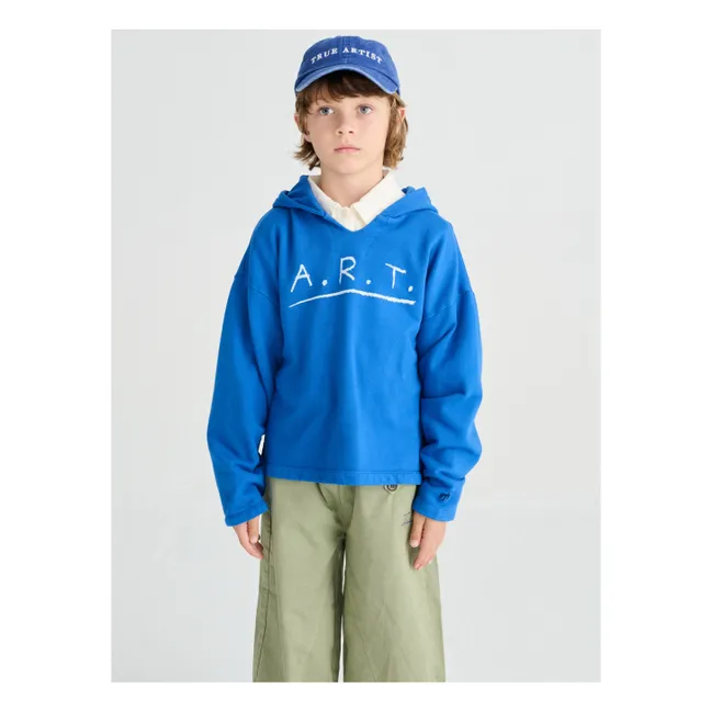 Sudadera N°9 Algodón Ecológico | Azul Rey