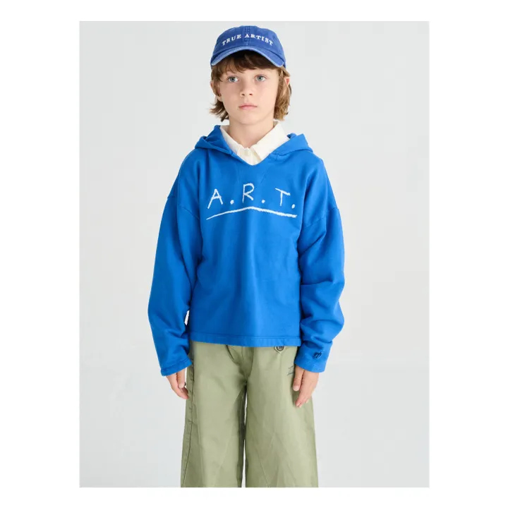 Sudadera N°9 Algodón Ecológico | Azul Rey- Imagen del producto n°1