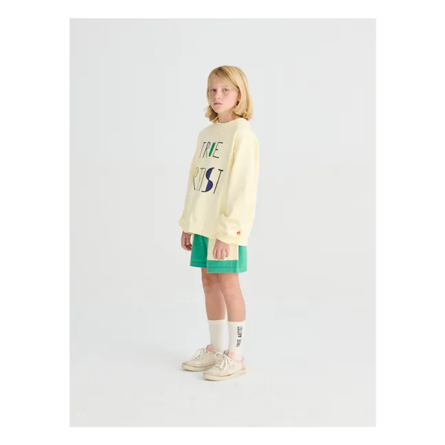 Sudadera N°11 Algodón orgánico | Amarillo palo