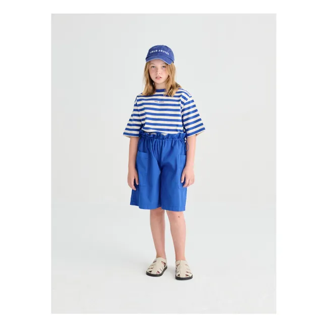 T-shirt N°11 Rayé | Bleu