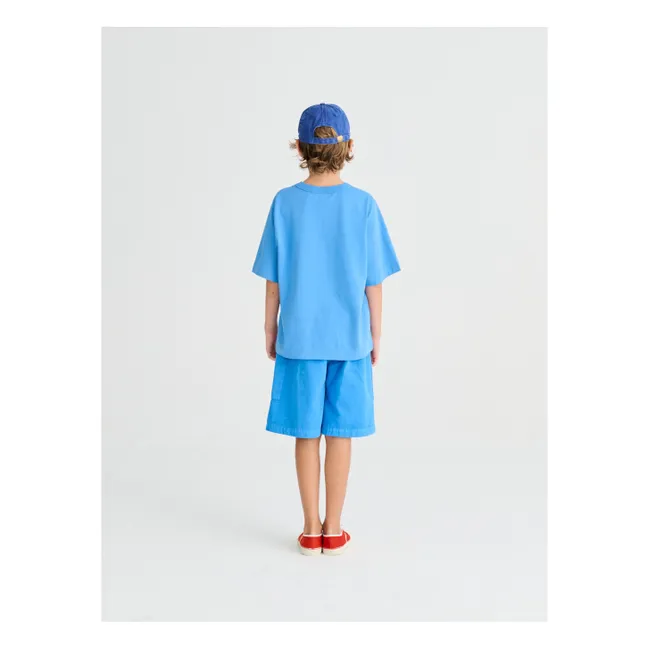 T-shirt N°5 Coton Bio | Bleu roi