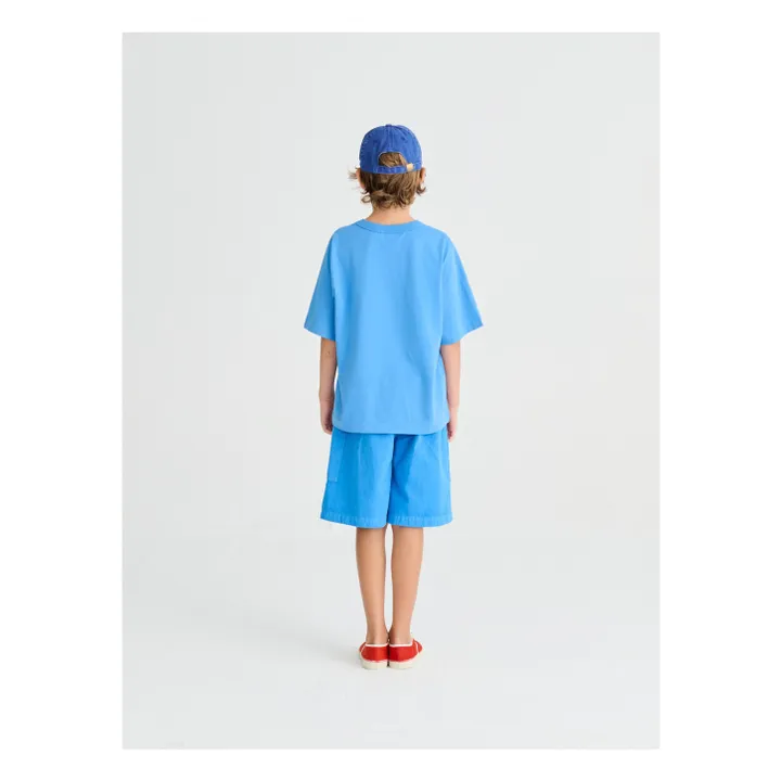 Camiseta N°5 Algodón orgánico | Azul Rey- Imagen del producto n°5
