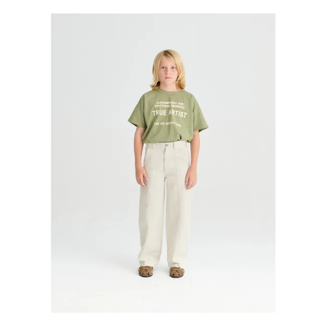 T-shirt N°1 Coton Bio | Khaki