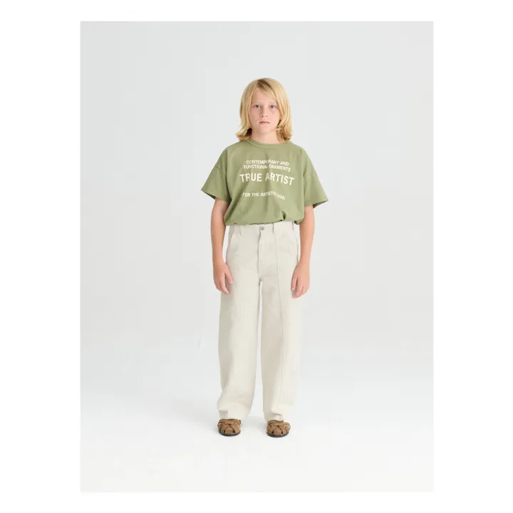 Camiseta N°1 Algodón orgánico | Khaki- Imagen del producto n°5