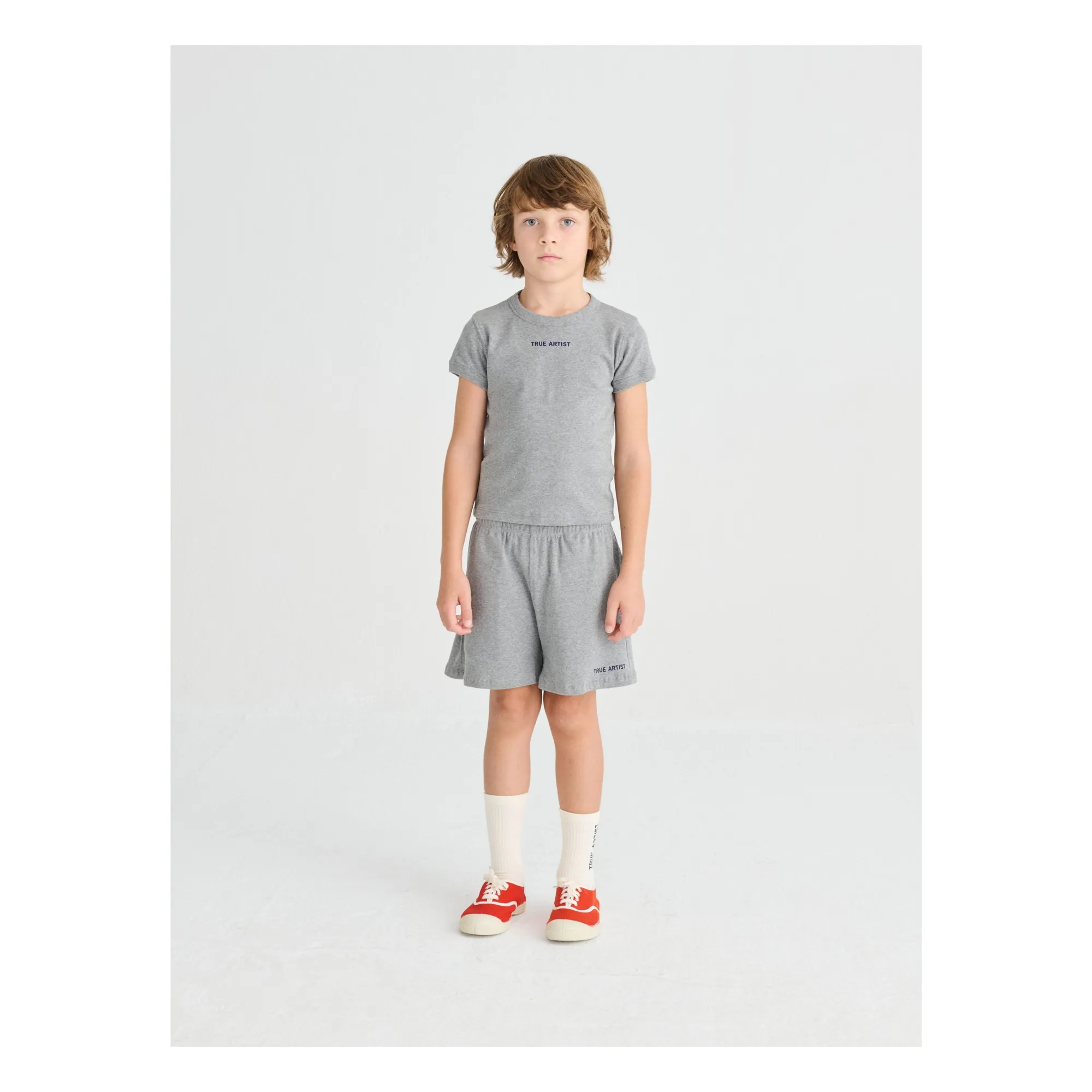 Short N°4 | Gris chiné- Image produit n°1