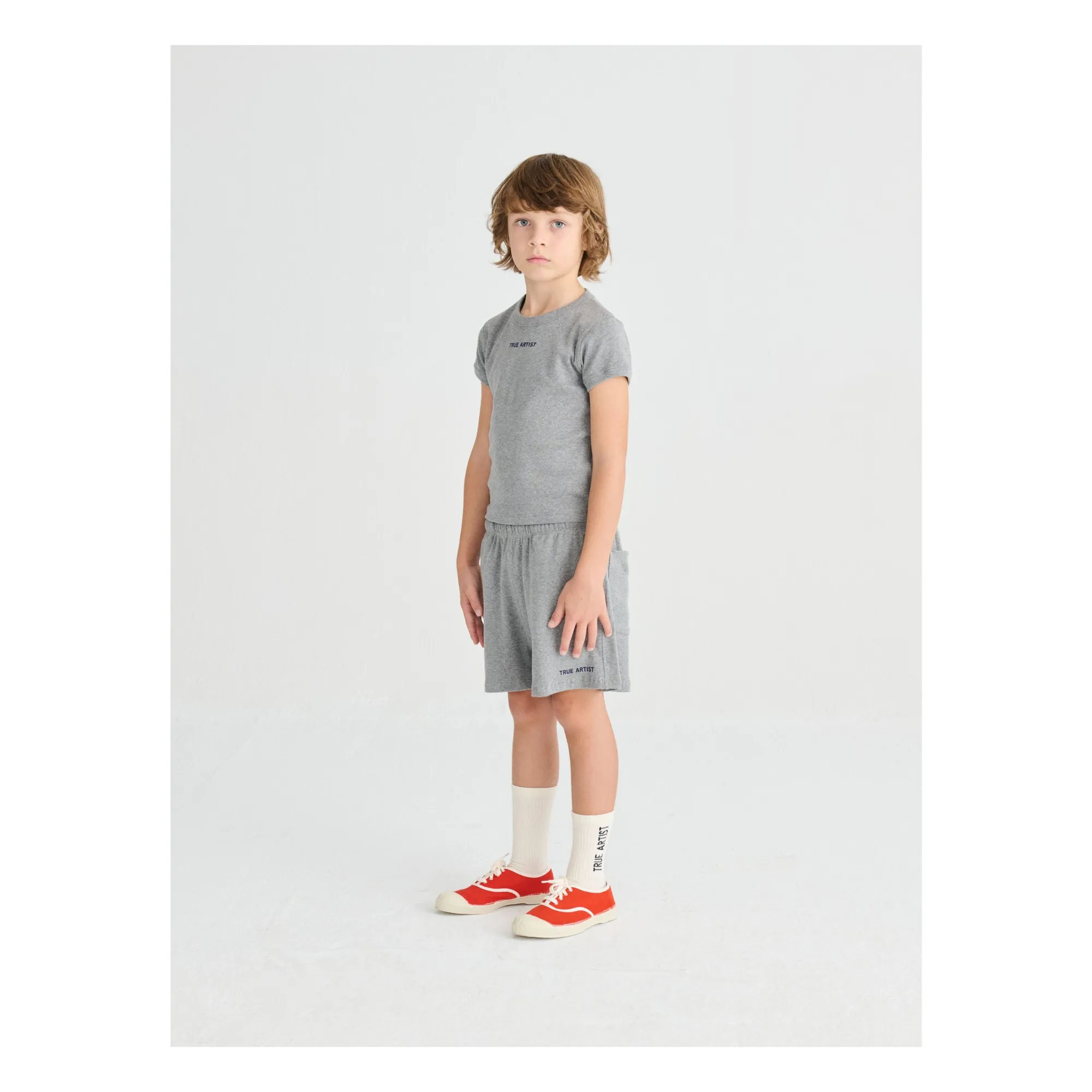 Short N°4 | Gris chiné- Image produit n°2
