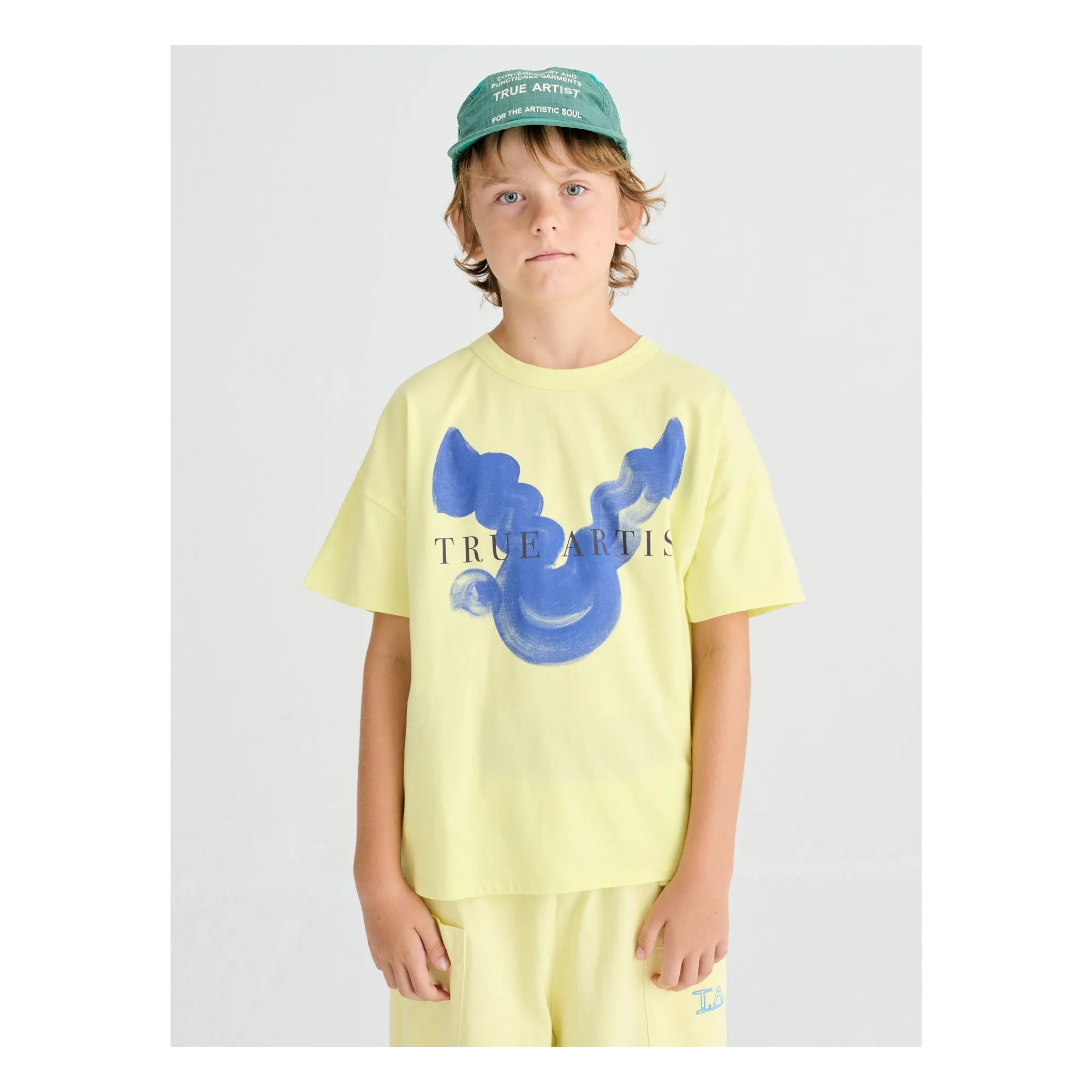 T-shirt N°1 Oiseau Coton Bio | Jaune- Image produit n°1