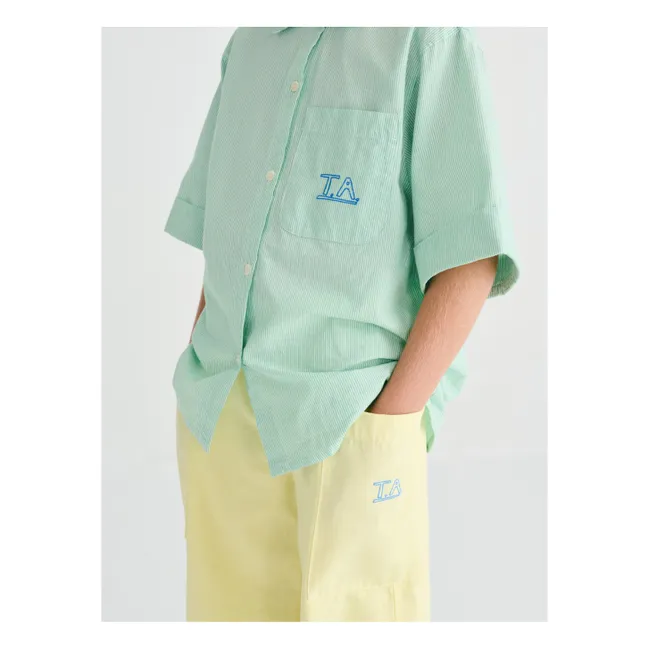 Chemise N°6 Rayée | Vert