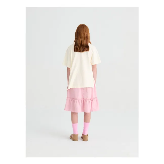 Jupe N°6 Coton Bio | Rose