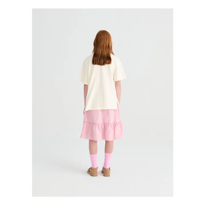 Falda N°6 Algodón Ecológico | Rosa- Imagen del producto n°5
