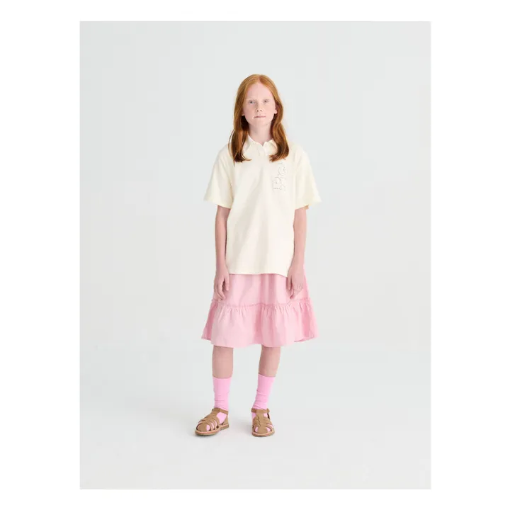 Falda N°6 Algodón Ecológico | Rosa- Imagen del producto n°1