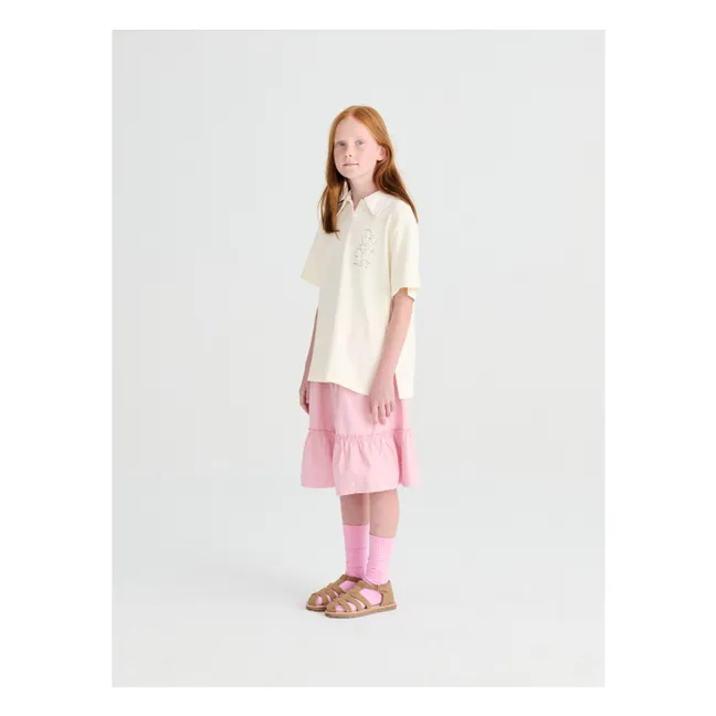 Jupe N°6 Coton Bio | Rose