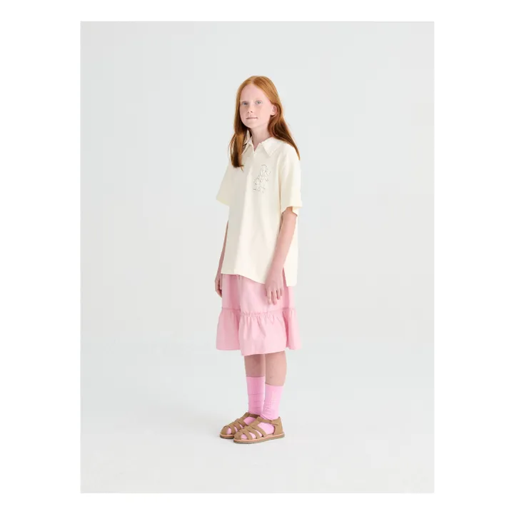 Falda N°6 Algodón Ecológico | Rosa- Imagen del producto n°2