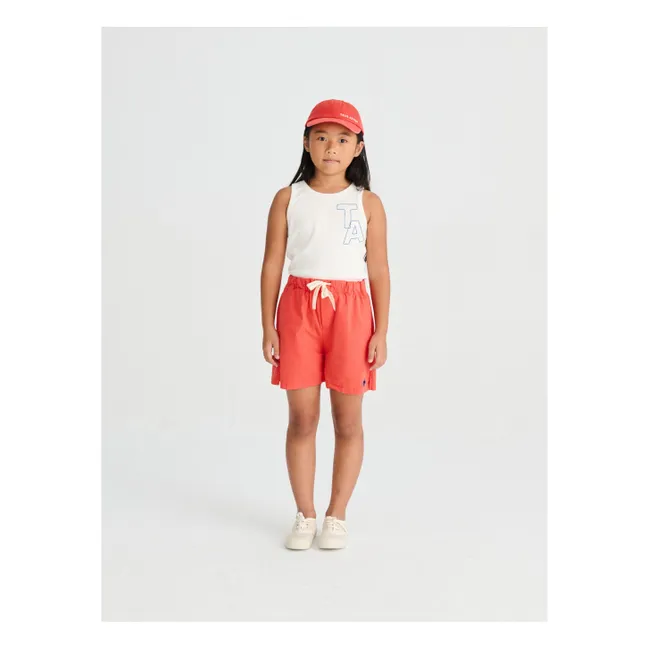 Camiseta de tirantes acanalada N°20 | Marfil