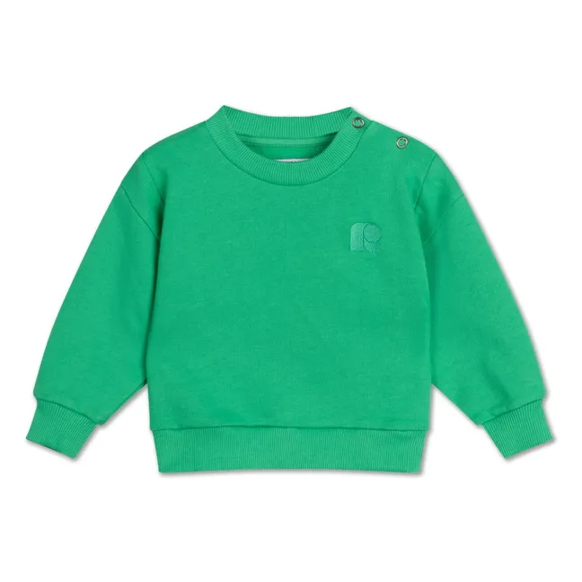 Cozydrop R organic cotton sweatshirt | Green