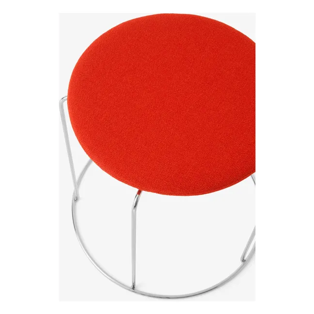 Assise pour tabouret Wire VP11, Verner Panton | Rouge coquelicot