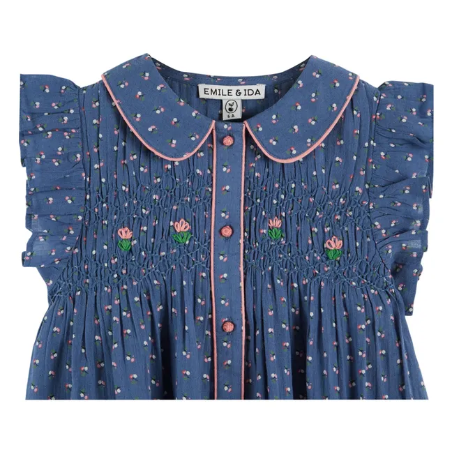 Blusa con estampado floral | Azul