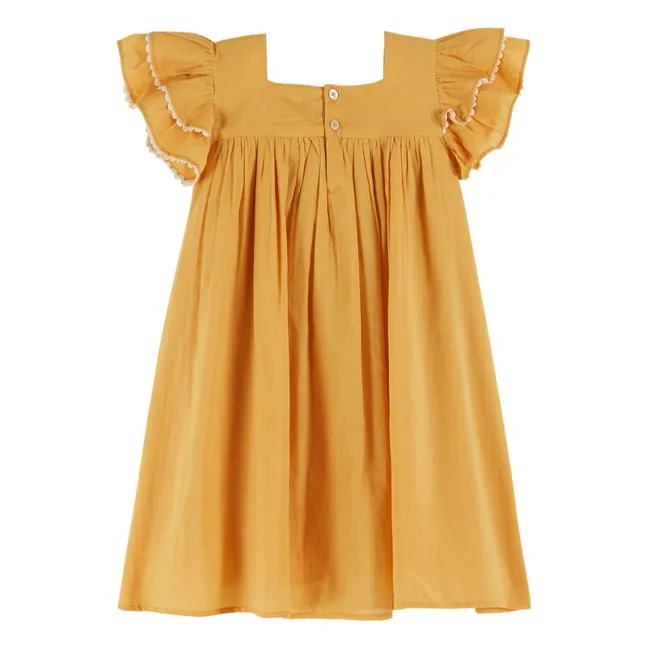 Vestido de volantes | Amarillo