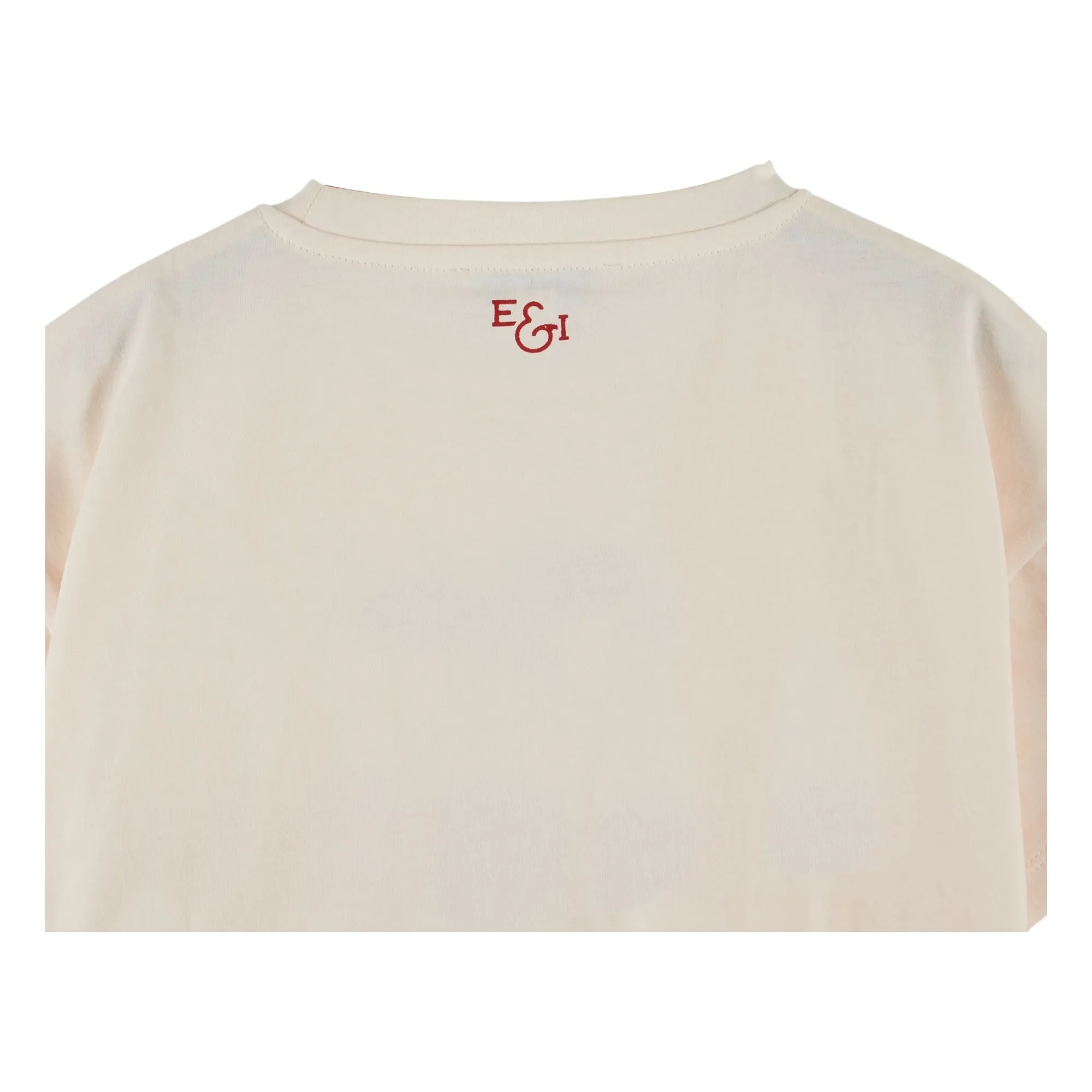 T-shirt Cerises Coton Bio | Crème- Image produit n°1