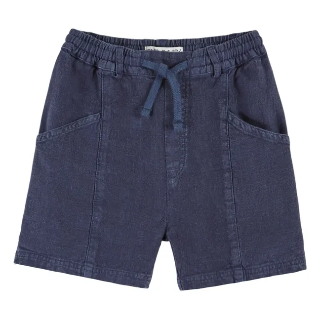 Short Uni Lin | Bleu marine
