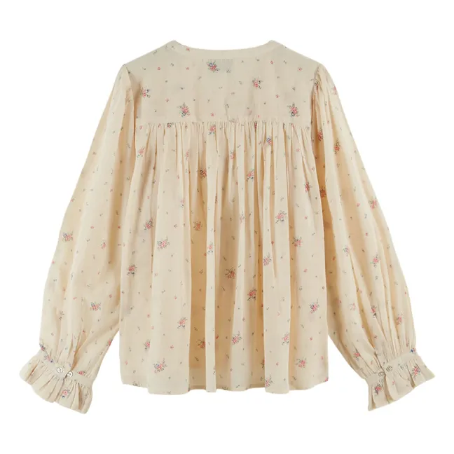 Blusa Dounia de algodón orgánico | Crema