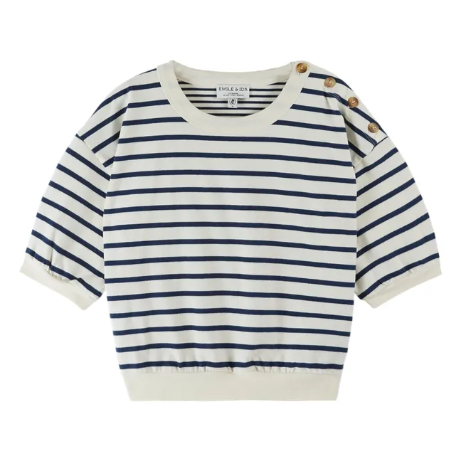 Sweat Marinière Organic Cotton | Navy blue