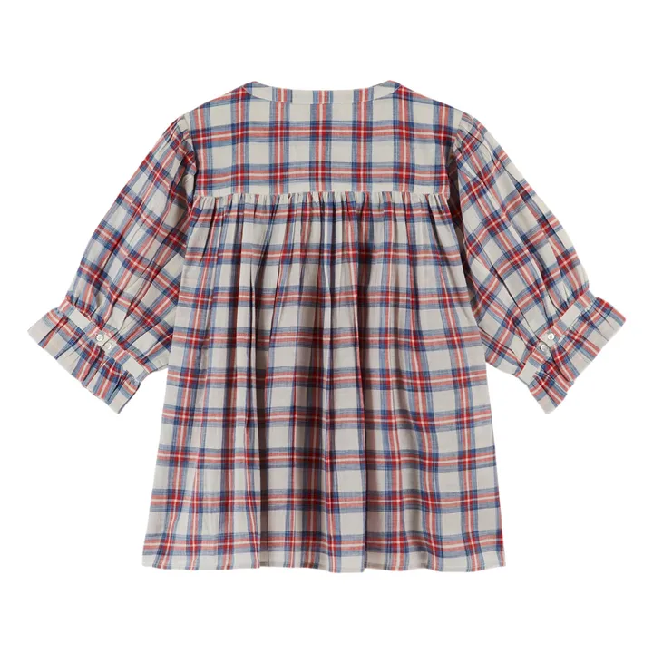Blusa de algodón Khadi | Rojo- Imagen del producto n°2