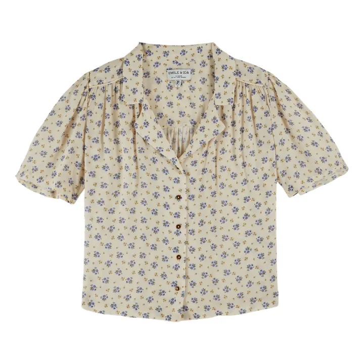 Printed blouse | Blue- Product image n°0