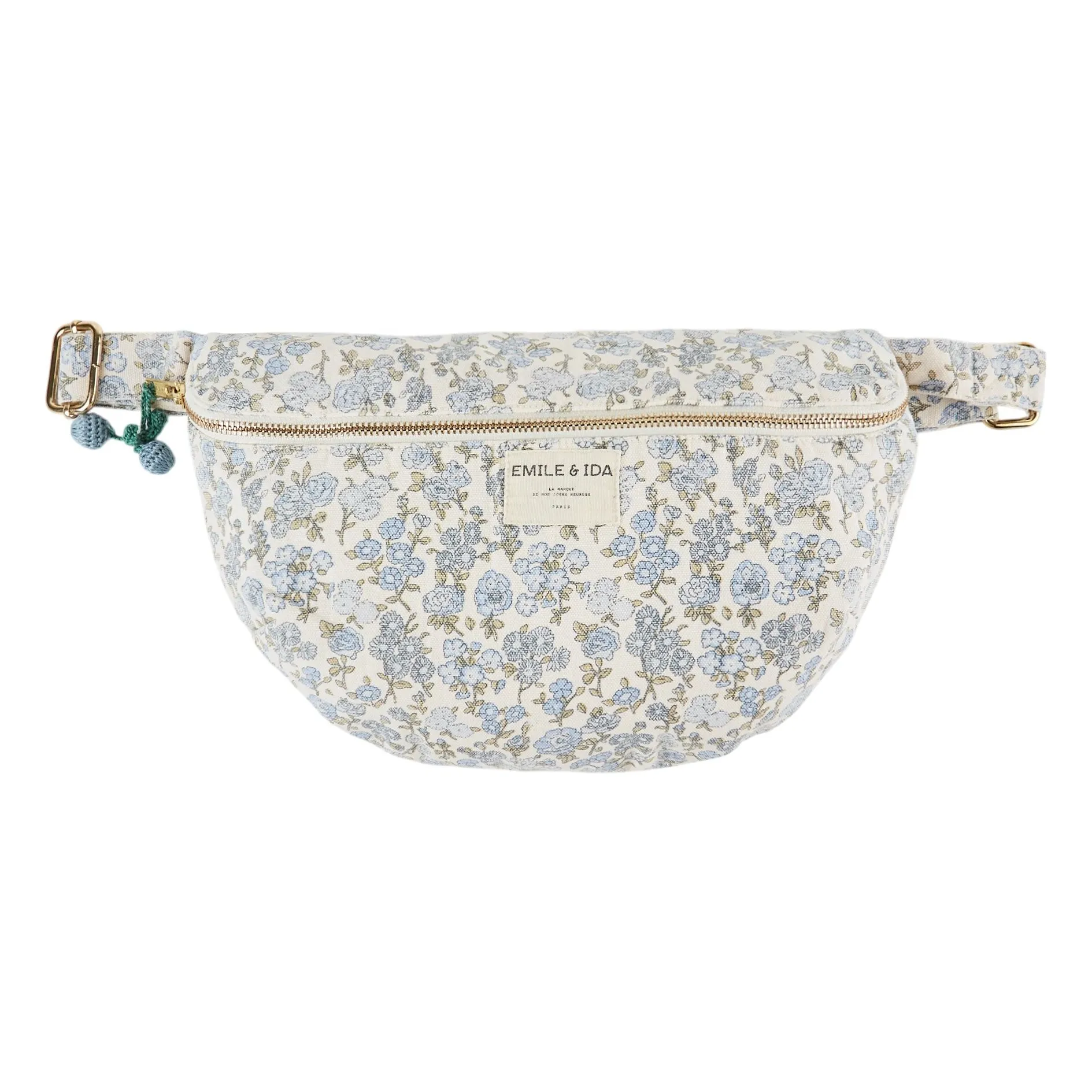 Emile Et Ida Blue Cotton Printed Banana