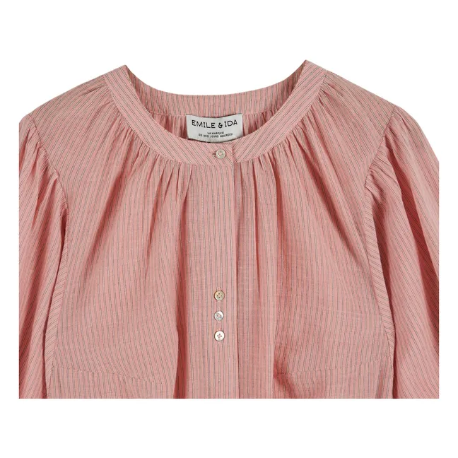 Vestido de algodón Kadhi | Rosa