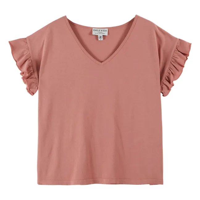 Camiseta de algodón ecológico Doudou | Palisandro