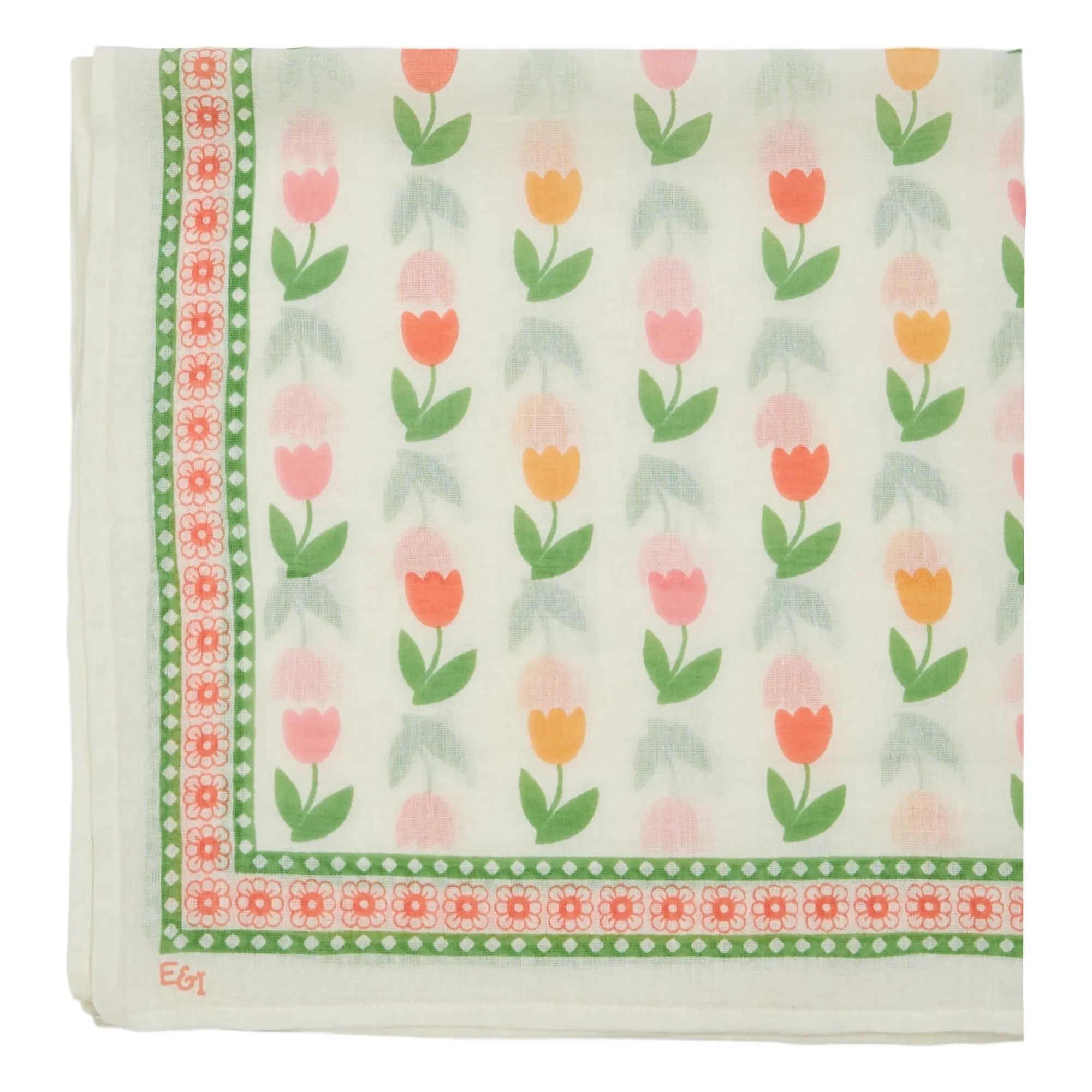 Emile Et Ida Cream Tulip Scarf