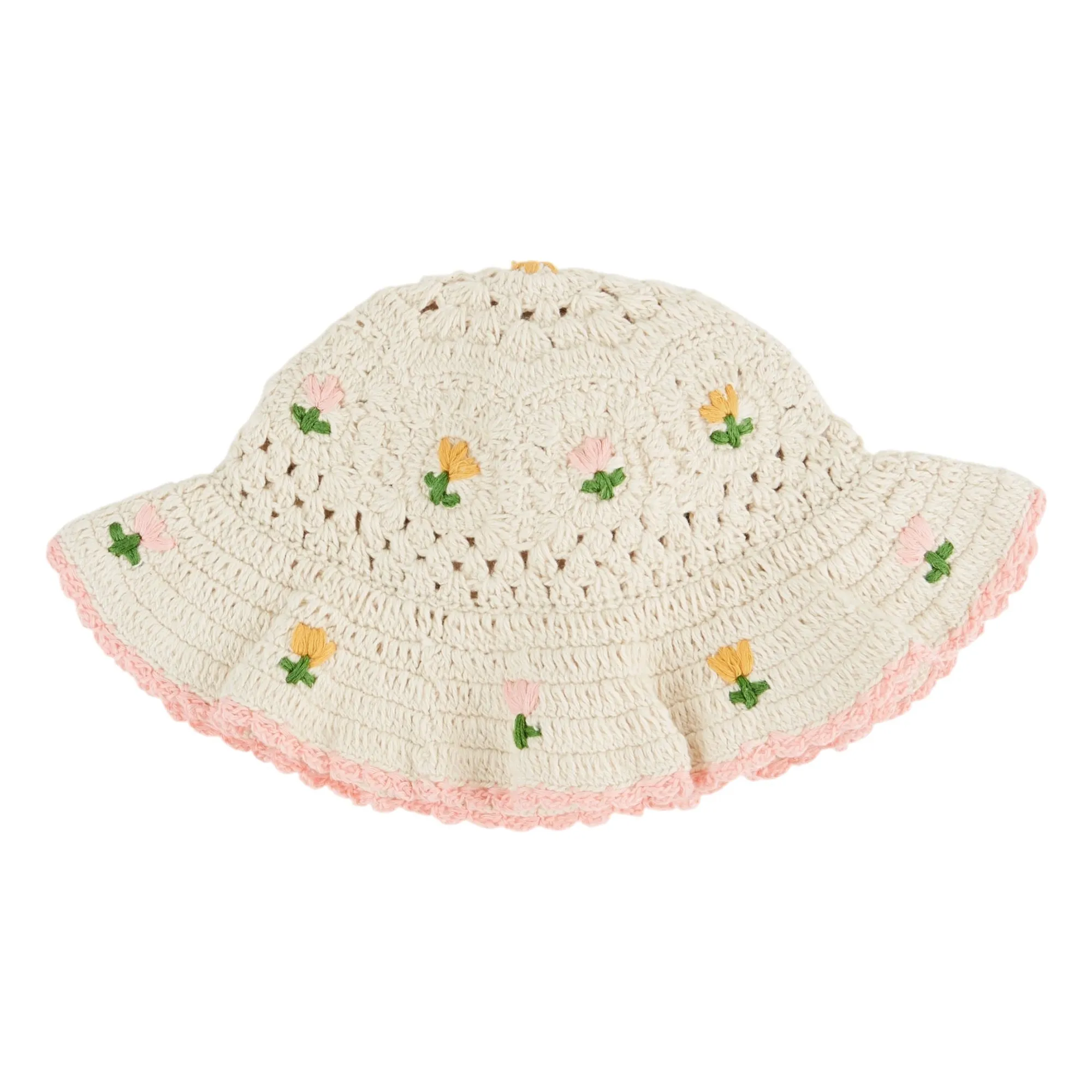 Emile Et Ida Cream Bob Crochet Tulips